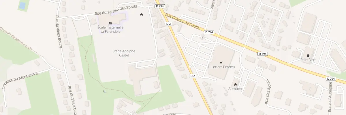 Plan du 20 Rue des Chevrins à Lanvallay