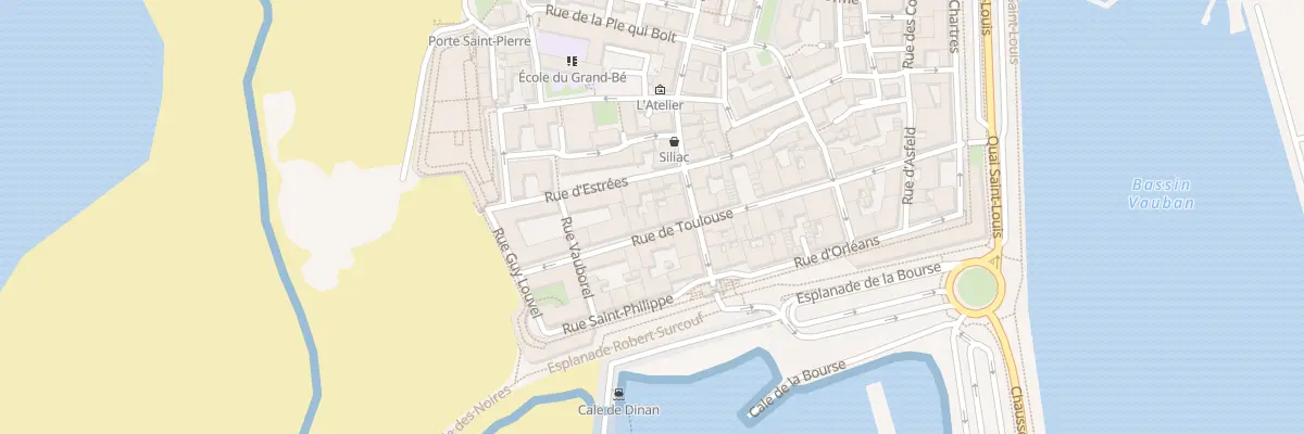 Plan du 23 Rue de Toulouse à Saint-Malo