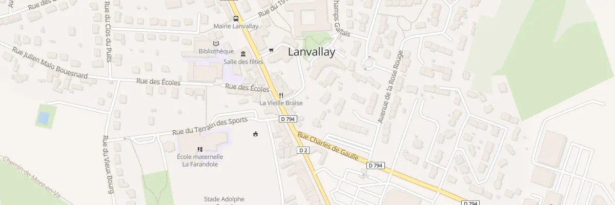 Plan du 27 Rue de Rennes à Lanvallay