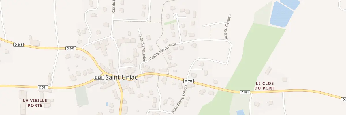 Plan du 17 Res du Four à Saint-Uniac