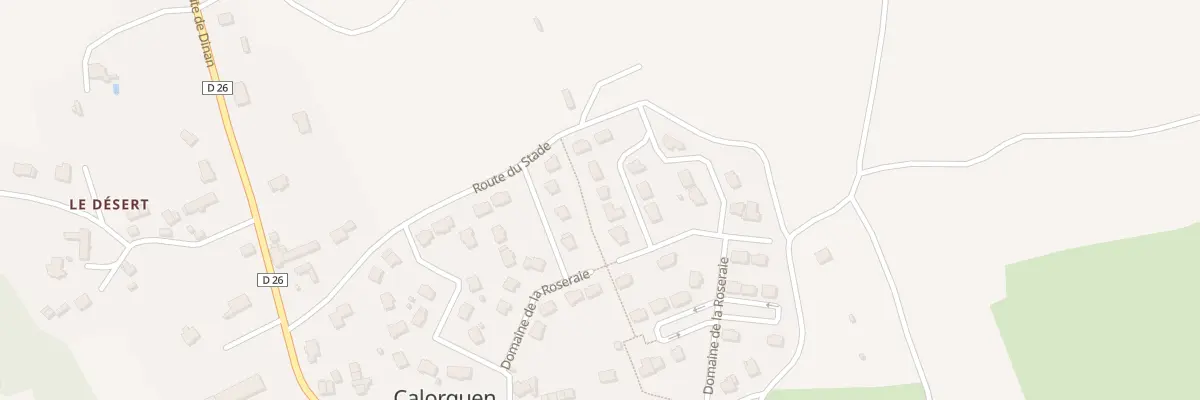 Plan du 36 Dom de la Roseraie à Calorguen