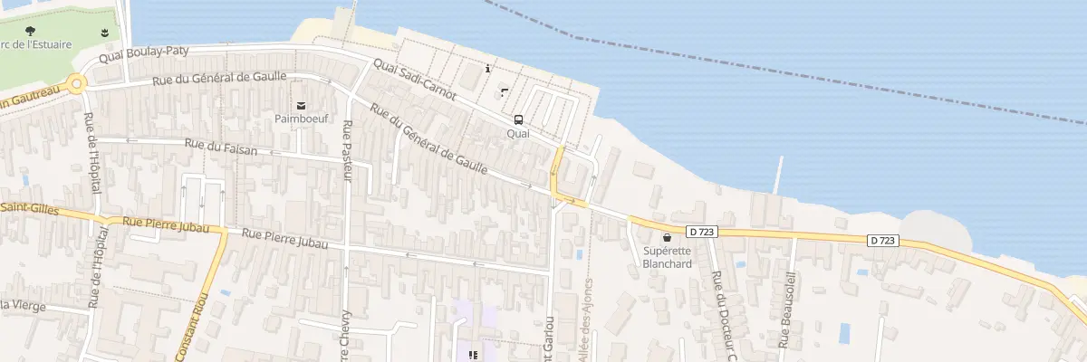 Plan du 2 Rue du Gal de Gaulle à Paimbœuf