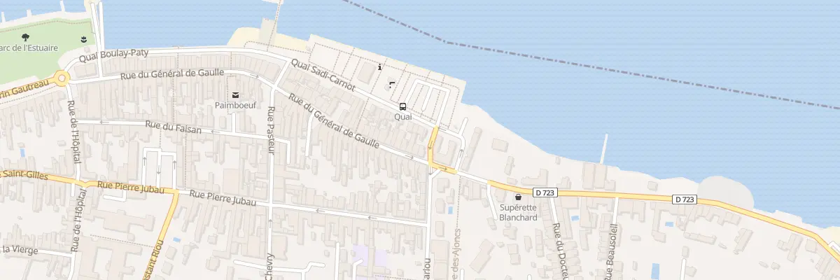 Plan du 4 Rue du Gal de Gaulle à Paimbœuf