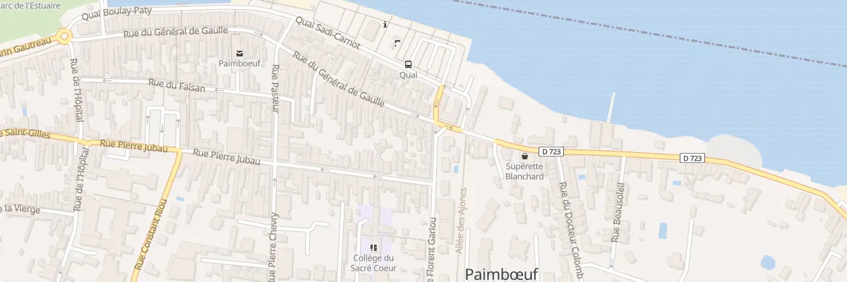 Plan du 5 Rue du Gal de Gaulle à Paimbœuf