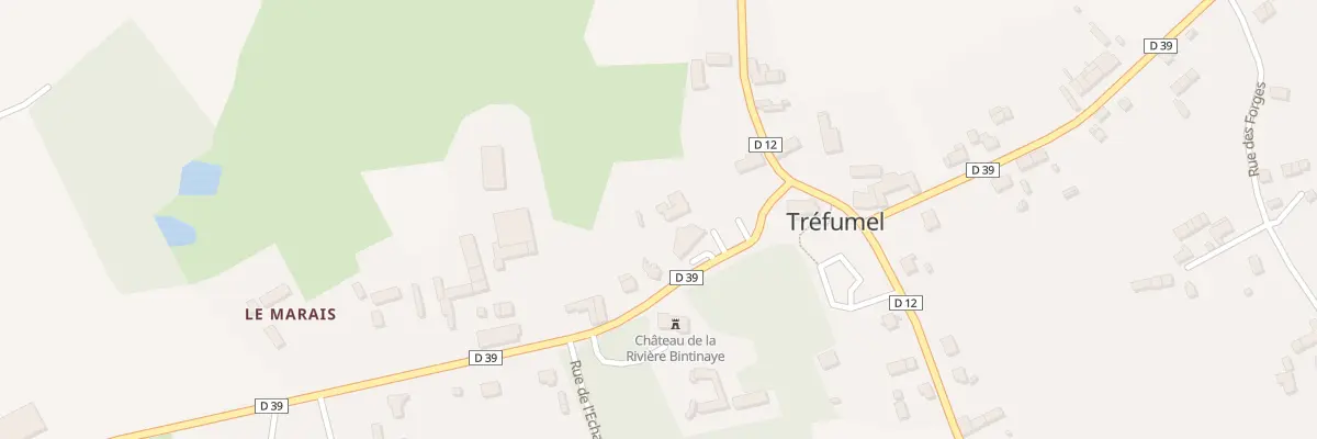 Plan du 6 Rte de St Maden à Tréfumel