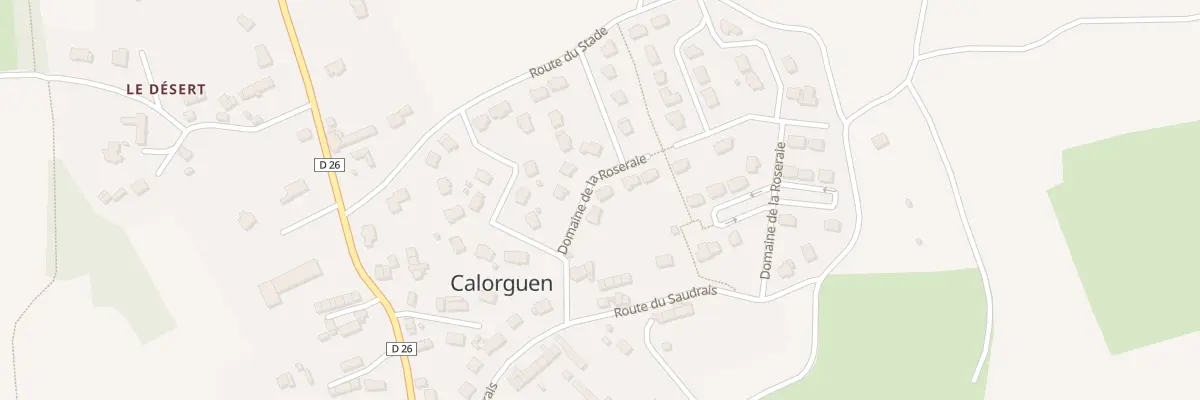 Plan du 25 Dom de la Roseraie à Calorguen