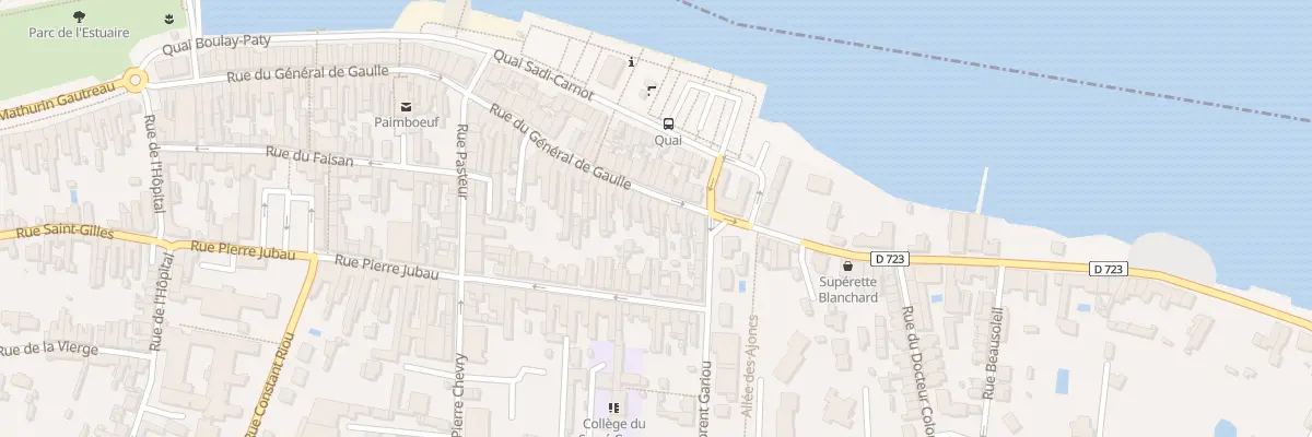 Plan du 11 Rue du Gal de Gaulle à Paimbœuf
