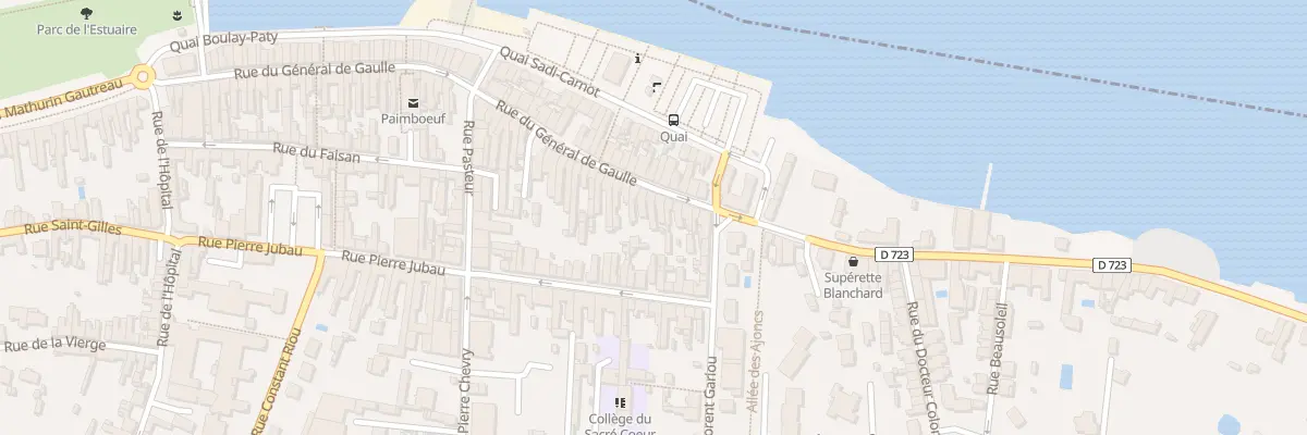 Plan du 13 Rue du Gal de Gaulle à Paimbœuf