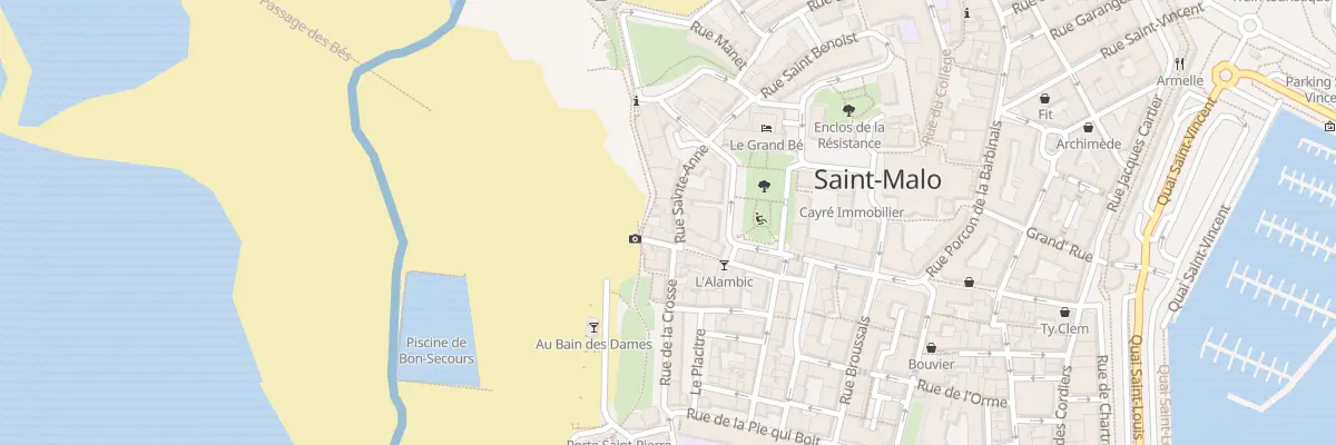 Plan du 4 Rue Sainte-Anne à Saint-Malo