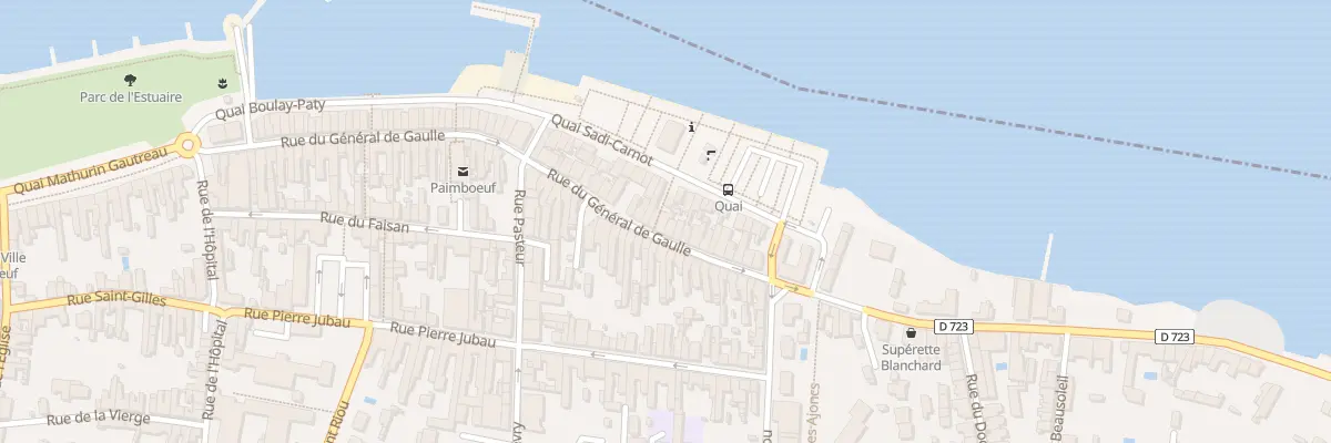 Plan du 24 Rue du Gal de Gaulle à Paimbœuf