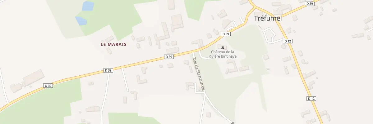 Plan du 5 Rte de St Maden à Tréfumel