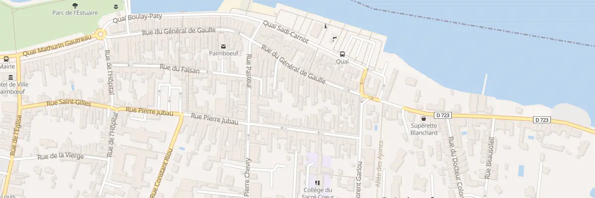 Plan du 31 Rue du Gal de Gaulle à Paimbœuf