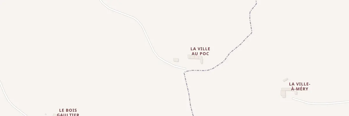 Plan du 5375 La Ville au Poc à Médréac