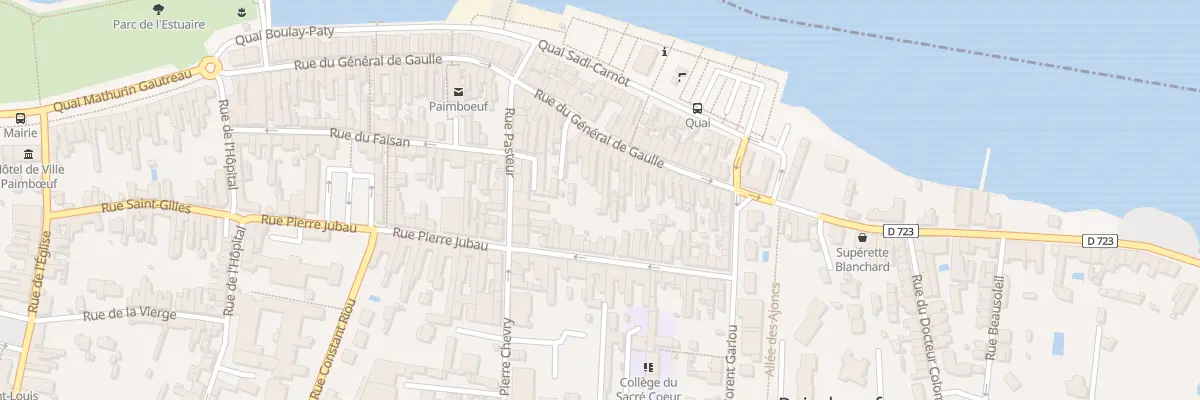 Plan du 33 Rue du Gal de Gaulle à Paimbœuf