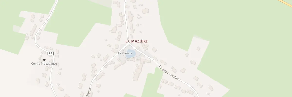 Plan du 8 Pl du Menhir à Prinquiau