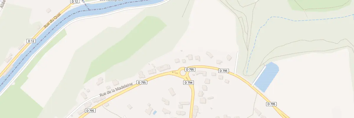 Plan du 3 Route de Normandie à Lanvallay