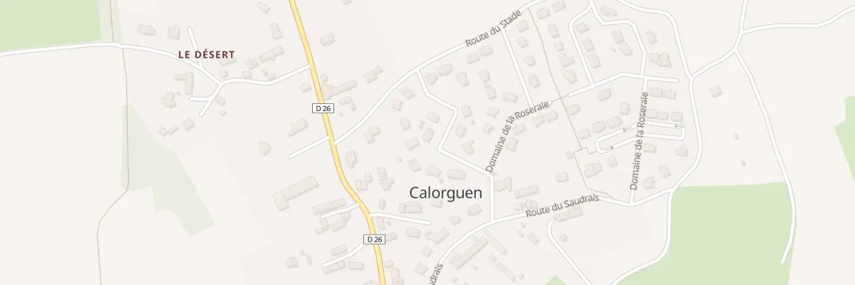 Plan du 12 Dom de la Roseraie à Calorguen
