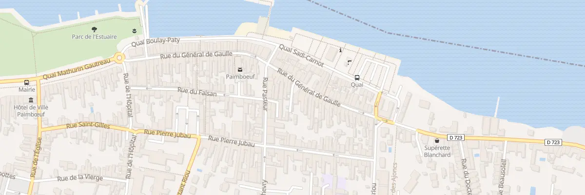Plan du 41 Rue du Gal de Gaulle à Paimbœuf