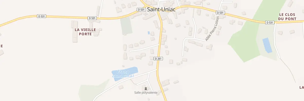 Plan du 14 Rue de Brocéliande à Saint-Uniac