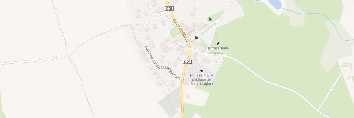 Plan du 24 Route de Dinan à Calorguen