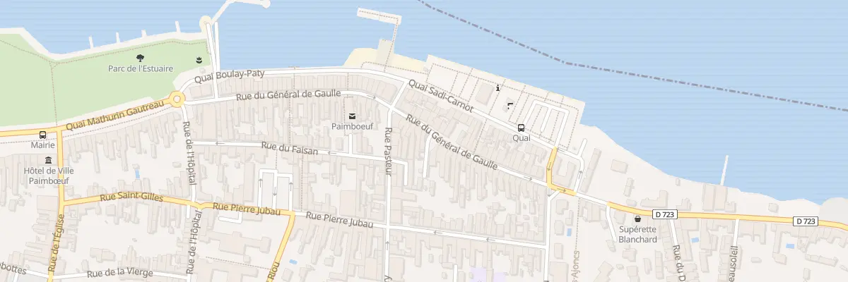 Plan du 43 Rue du Gal de Gaulle à Paimbœuf
