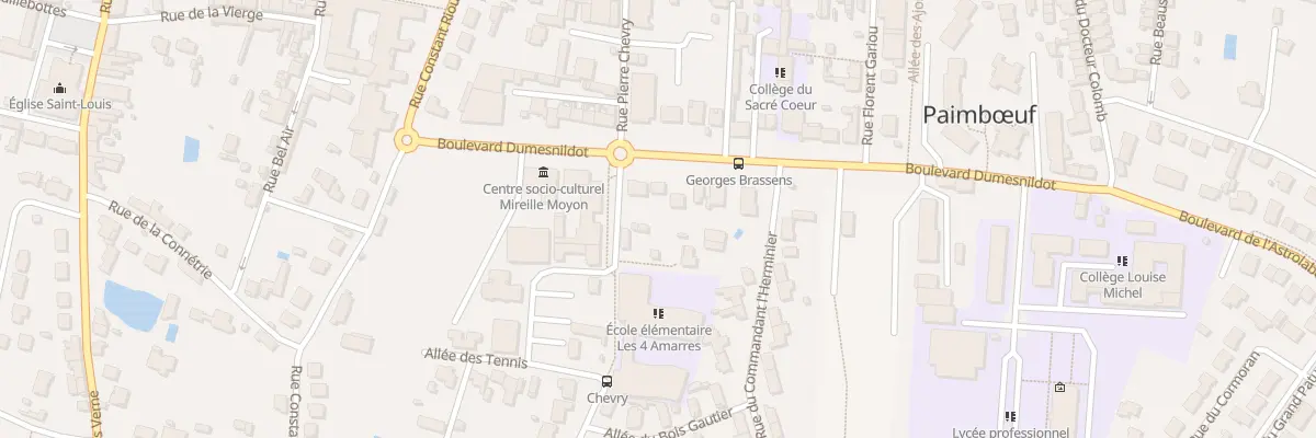 Plan du 27 Bd Dumesnildot à Paimbœuf