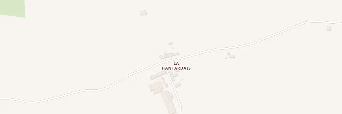Plan du 5 La Hantardais à Maxent