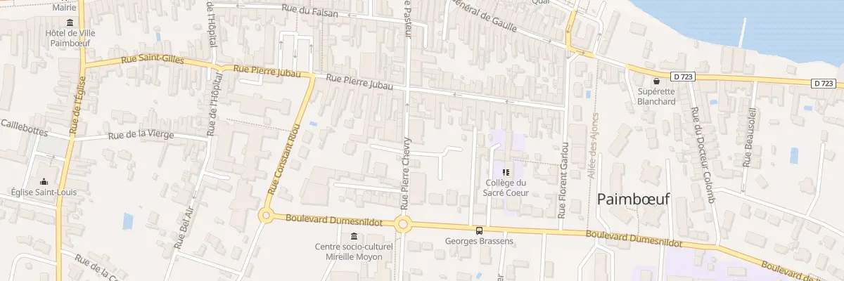 Plan du 5 Rue Pierre Chevry à Paimbœuf