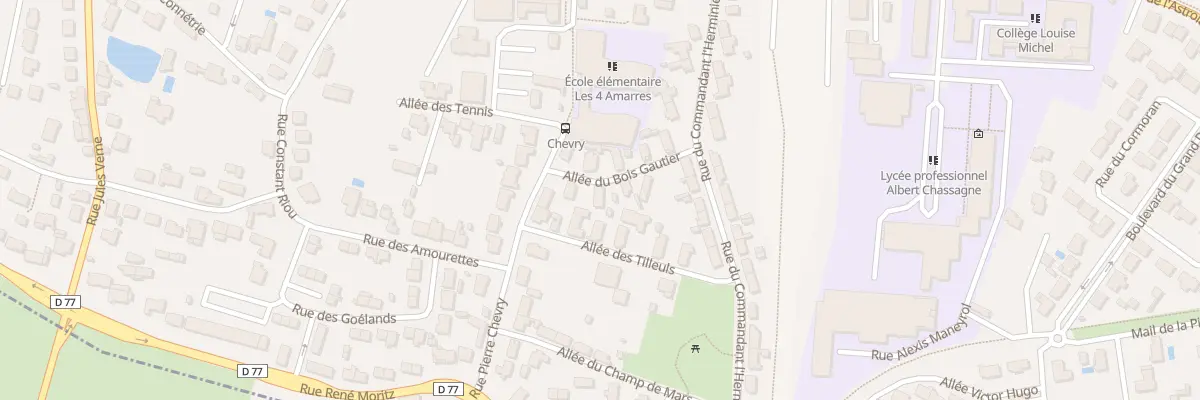 Plan du 5 All du Bois Gautier à Paimbœuf