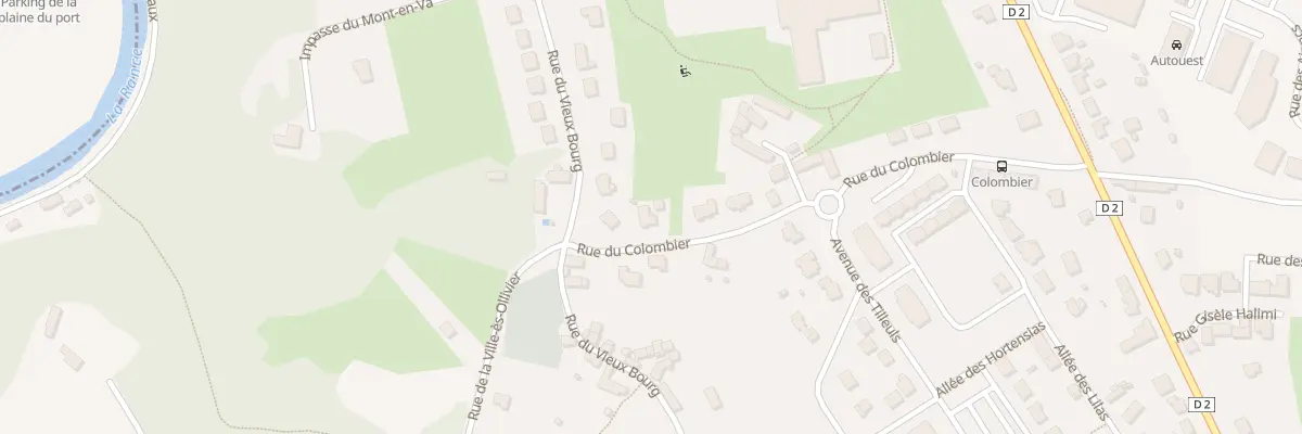 Plan du 30 Rue du Colombier à Lanvallay
