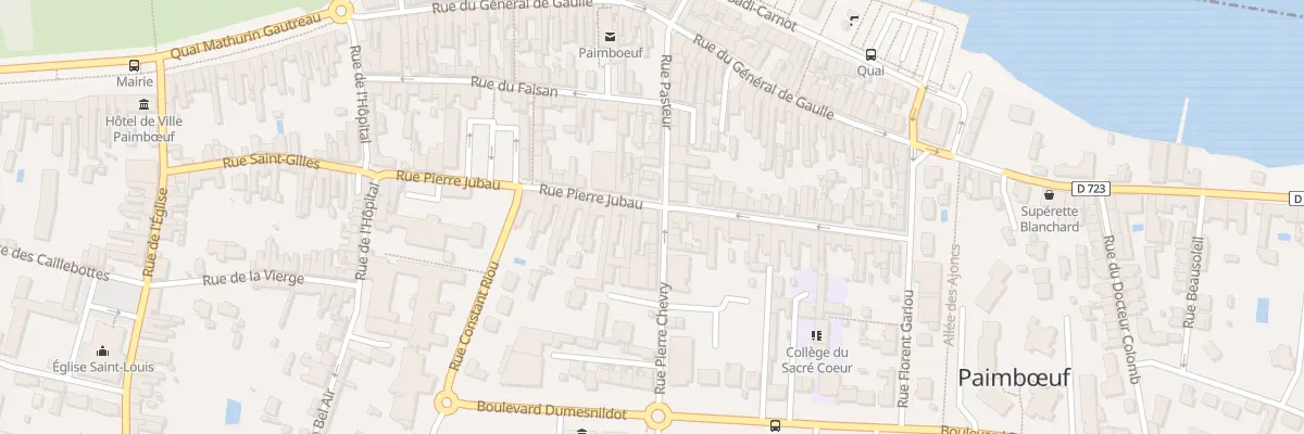 Plan du 25 Rue Pierre Jubau à Paimbœuf