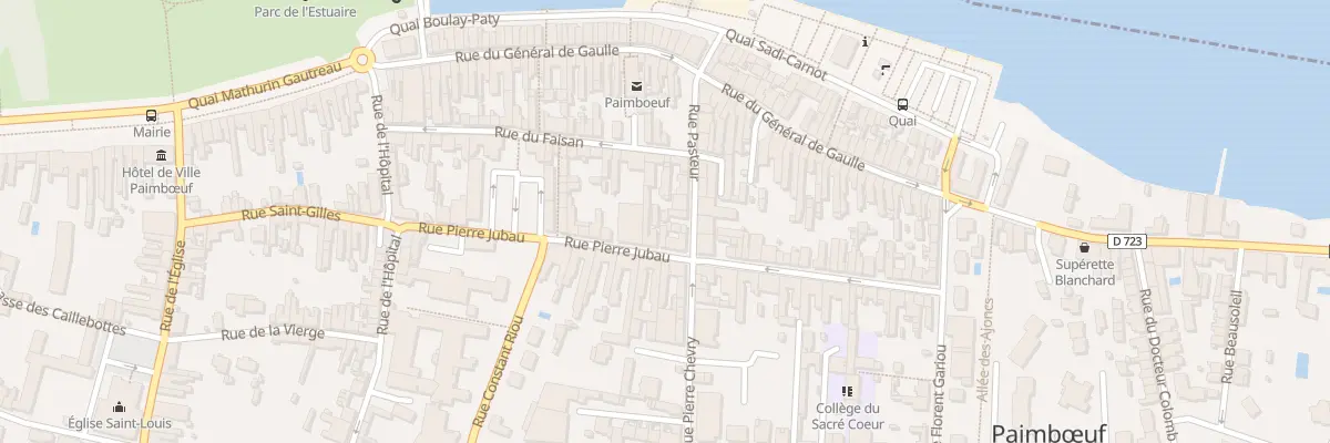 Plan du 48 Rue Pierre Jubau à Paimbœuf