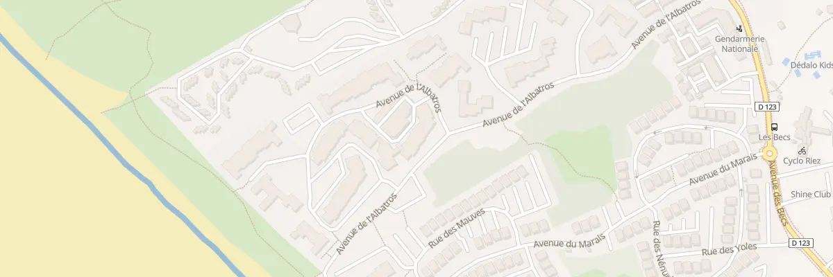 Plan du 9001 Res l’Acapulco à Saint-Hilaire-de-Riez