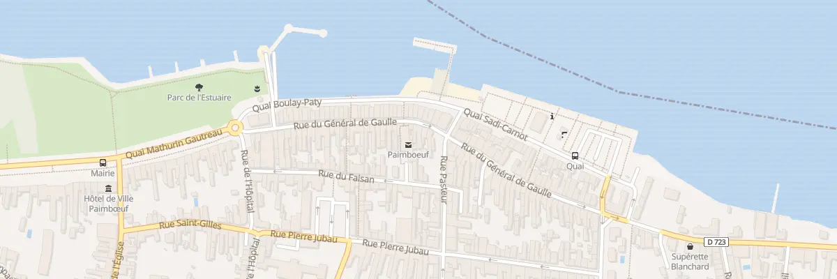 Plan du 67 Rue du Gal de Gaulle à Paimbœuf