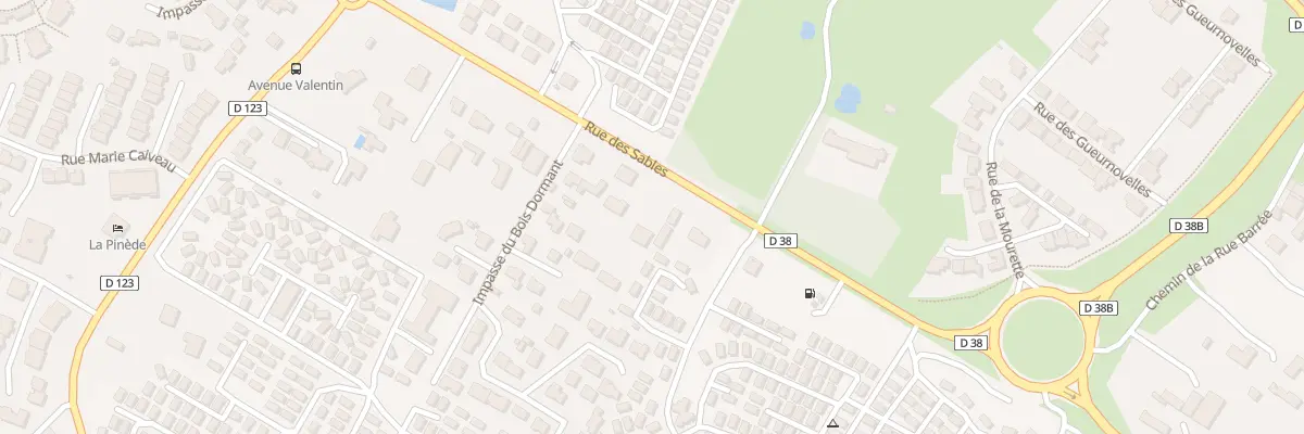 Plan du 160 Rue des sables à Saint-Jean-de-Monts