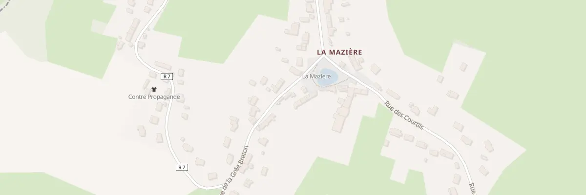 Plan du 5 Rue de la Grée Breton à Prinquiau