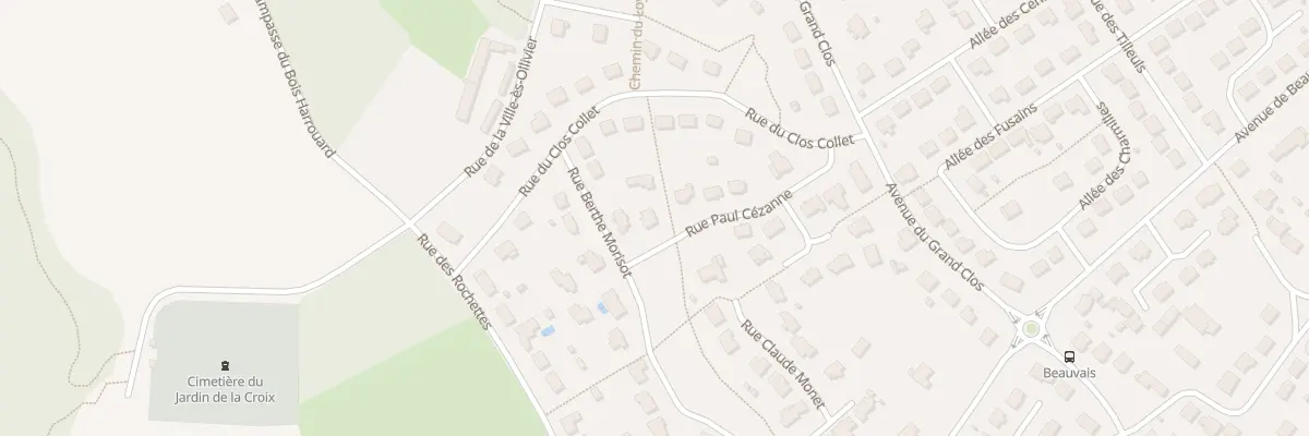 Plan du 1 Rue Paul Cézanne à Lanvallay