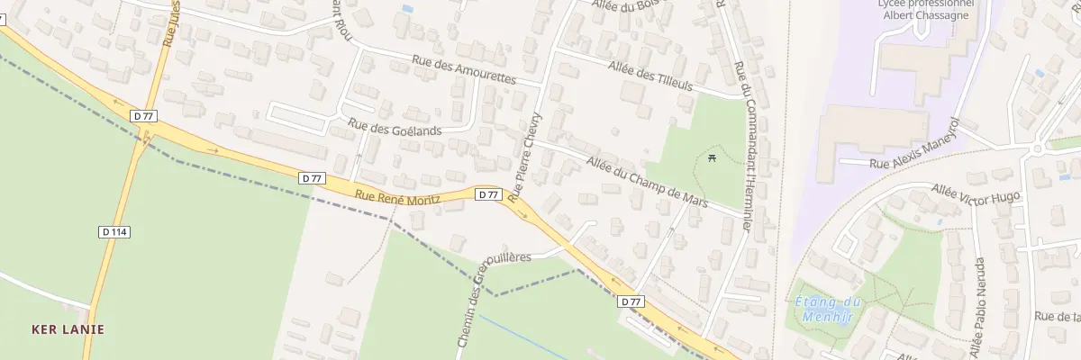 Plan du 25 Rue Pierre Chevry à Paimbœuf