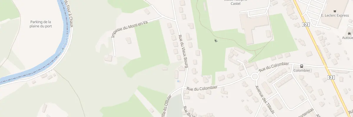 Plan du 40 Rue du Vieux Bourg à Lanvallay