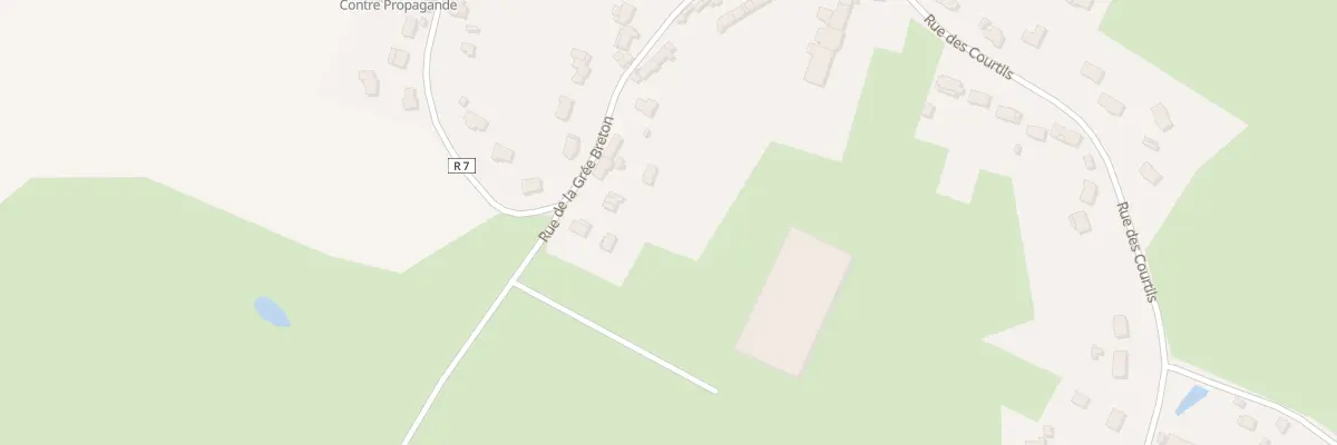 Plan du 23 Rue de la Grée Breton à Prinquiau