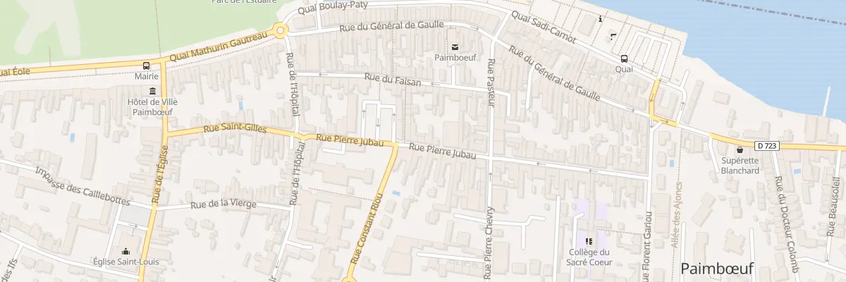 Plan du 58B Rue Pierre Jubau à Paimbœuf
