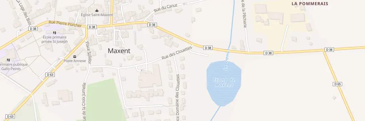 Plan du 2 Res Domaine des Clouettes à Maxent