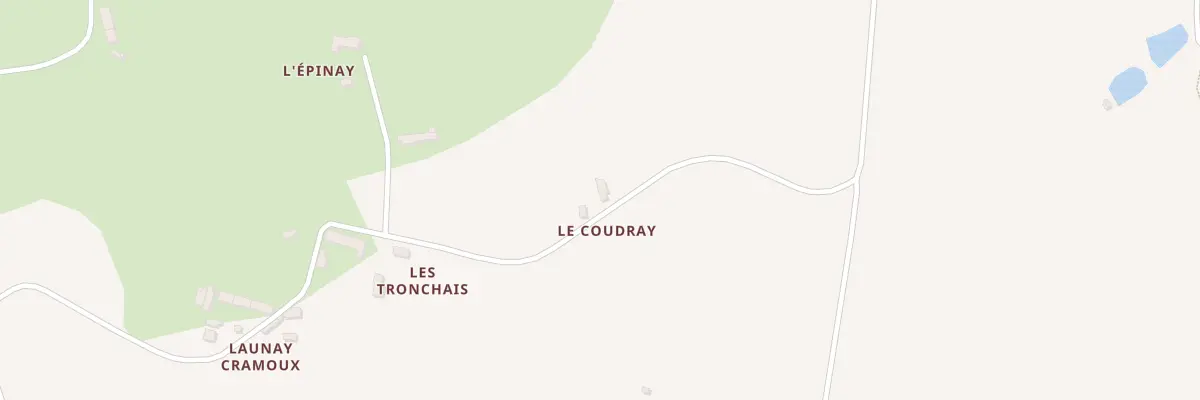 Plan du 5310 Le Coudray à Plouasne