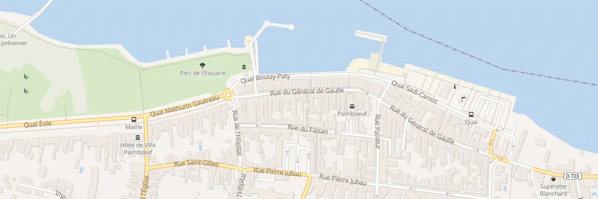Plan du 93 Rue du Gal de Gaulle à Paimbœuf