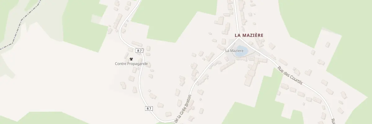 Plan du 10 Rue de la Grée Breton à Prinquiau