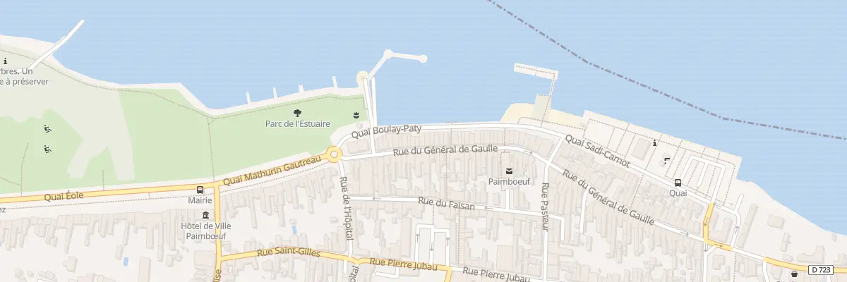 Plan du 102 Rue du Gal de Gaulle à Paimbœuf