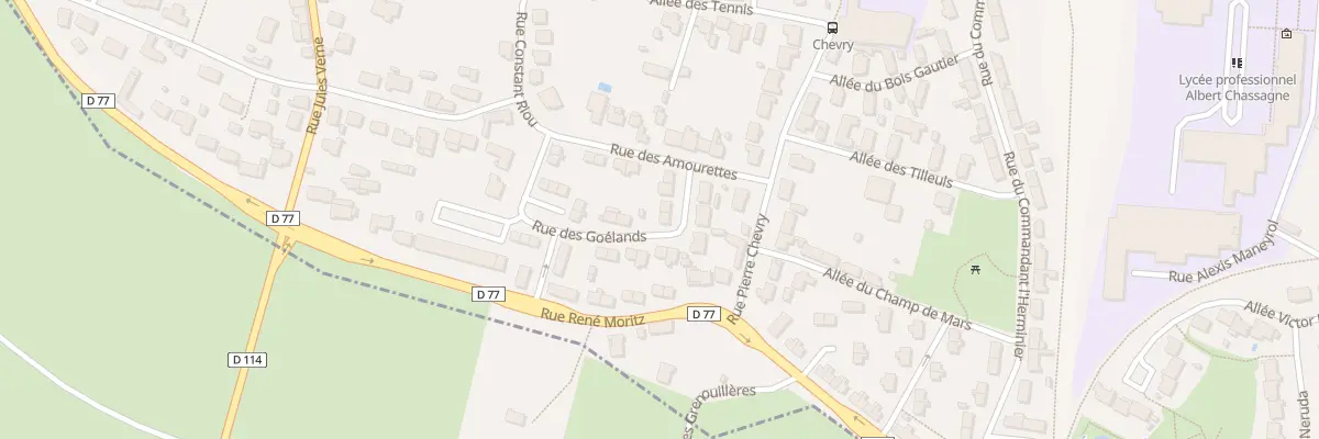 Plan du 8 Rue des Goëlands à Paimbœuf