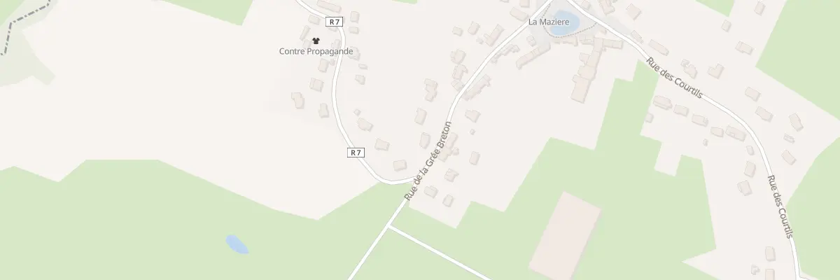Plan du 18 Rue de la Grée Breton à Prinquiau