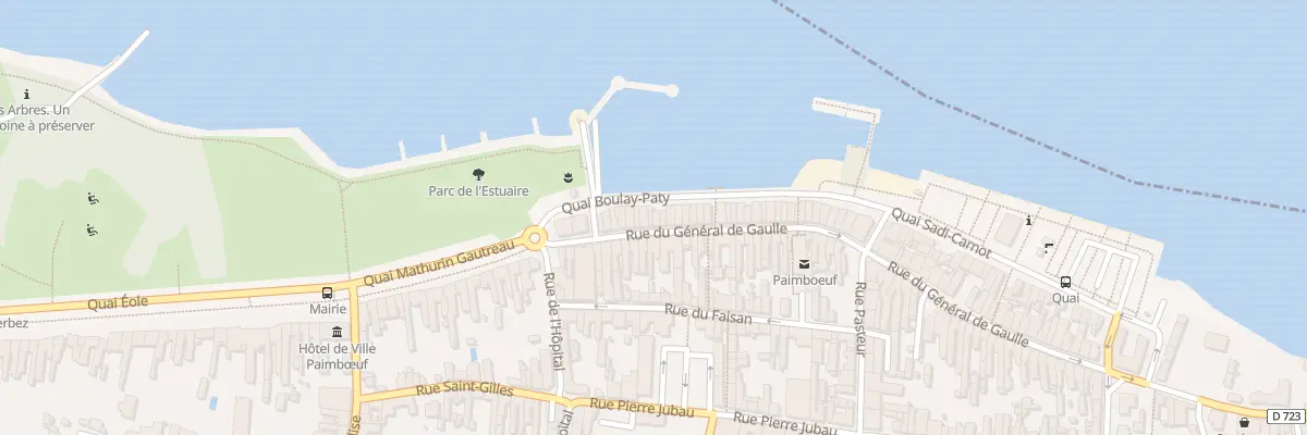 Plan du 106 Rue du Gal de Gaulle à Paimbœuf