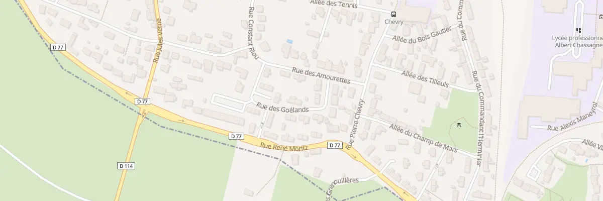 Plan du 10 Rue des Goëlands à Paimbœuf